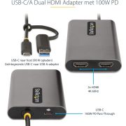 StarTech-com-USB-C-naar-Dual-HDMI-Adapter-USB-C-of-A-naar-2x-HDMI-4K-60Hz-100W-Power-Delivery-Pas