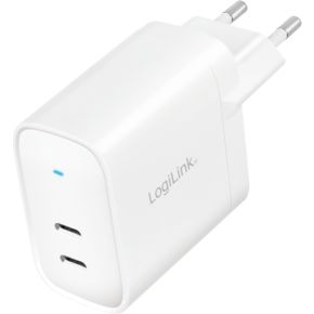 LogiLink PA0282 oplader voor mobiele apparatuur Mobiele telefoon, Tablet Wit AC Snel opladen Binnen