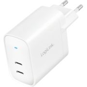 LogiLink-PA0282-oplader-voor-mobiele-apparatuur-Mobiele-telefoon-Tablet-Wit-AC-Snel-opladen-Binnen