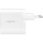 LogiLink-PA0282-oplader-voor-mobiele-apparatuur-Mobiele-telefoon-Tablet-Wit-AC-Snel-opladen-Binnen