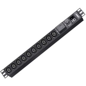 Basic 1U PDU with surge protection