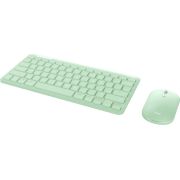 Trust-Lyra-Inclusief-RF-draadloos-Bluetooth-QWERTY-Amerikaans-Engels-Groen-toetsenbord-en-muis