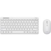 Trust Lyra Inclusief RF-draadloos + Bluetooth QWERTY Amerikaans Engels Wit toetsenbord en muis