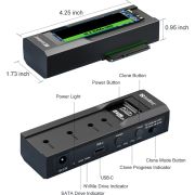 Sandberg-USB-3-Cloner-Dock-M2-NVMe-SATA-USB-3-2-Gen-2-3-1-Gen-2-Type-C-Zwart
