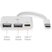 Nedis-USB-Hub-1x-USB-C-copy-1x-USB-C-copy-2x-USB-2-0-A-Female-3-poort-en-USB-Gevoed