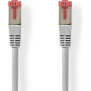 Nedis CAT6-kabel | RJ45 Male | RJ45 Male | SF/UTP | 2.00 m | Rond | PVC | Grijs | Label