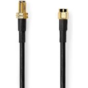 Nedis Antennekabel SMA Male - Female 50 Ohm Dubbel Afgeschermd 10 m Rond PVC