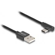 DeLOCK-80031-USB-kabel-2-m-USB-2-0-USB-A-USB-C-Zwart