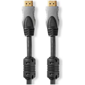 Nedis High Speed HDMI-Kabel met Ethernet | HDMI-Connector - HDMI-Connector | 0,75 m | Antraciet