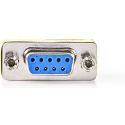 Nedis Seriële Adapter | Adapter | D-SUB 9-Pins Female | D-SUB 9-Pins Female | Vernikkeld | Metaal | Doos