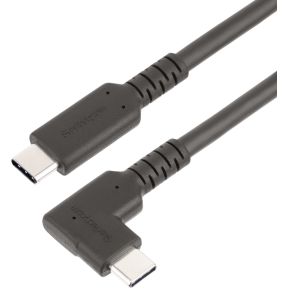 StarTech.com 2m Haakse USB-C Kabel, Rugged, USB 3.2 Gen 1 (5 Gbps), USB C naar C Data transfer Kabel