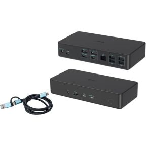 i-tec USB 3.0 / USB-C / Thunderbolt 3 Professional Dual 4K Display Docking Station Generation 2 + Po