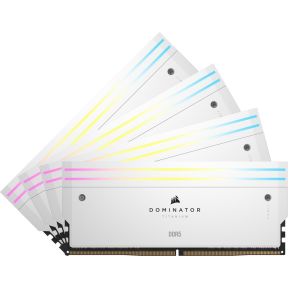 Corsair DDR5 Dominator Titanium 4x16GB 6000 White geheugenmodule