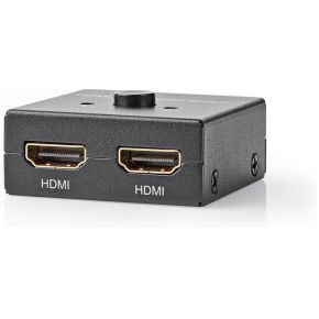 Nedis HDMI-Splitter/Switch in Eén | 2x HDMI-Uitgang - 1x HDMI-Ingang | 2x HDMI-Ingang - 1x HD