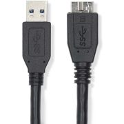 Nedis-USB-Kabel-USB-3-2-Gen-1-USB-A-Male-USB-Micro-B-Male-5-Gbps-Vernikkeld-0-50-m-Rond-PV