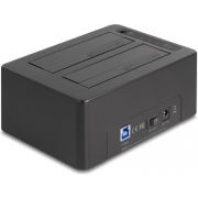 DeLOCK 64183 basisstation voor opslagstations USB 3.2 Gen 1 (3.1 Gen 1) Type-B Zwart