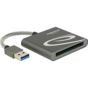 Delock 91525 USB 3.0-kaartlezer voor CFast 2.0-geheugenkaarten