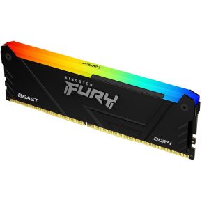 Kingston Technology FURY Beast RGB geheugenmodule 8 GB 1 x 8 GB DDR4 3600 MHz