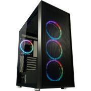 LC-Power Black_Wanderer_X Midi Tower Zwart Behuizing