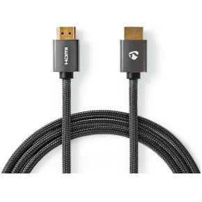 Nedis High Speed HDMI-kabel met Ethernet | HDMI-Connector - HDMI-Connector | Gun Metal Grey | Gevloc