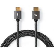 Nedis High Speed HDMI-kabel met Ethernet | HDMI-Connector - HDMI-Connector | Gun Metal Grey | Gevloc