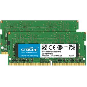 Crucial 16GB DDR4 2666 MT/s Kit 8GBx2 SODIMM 260pin voor Mac