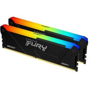 Kingston DDR4 FURY Beast RGB 2x16GB 3600 Geheugenmodule