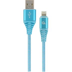 Gembird CC-USB2B-AMLM-2M-VW Lightning-kabel Blauw