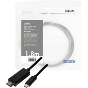 LogiLink-UA0329-kabeladapter-verloopstukje-USB-Type-C-HDMI-Zwart