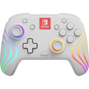 PDP Afterglow Wave Wit Gamepad Analoog/digitaal Nintendo Switch, Nintendo Switch OLED