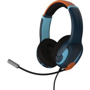 PDP Airlite Glow Headset Bedraad Hoofdband Gamen Zwart, Blauw, Oranje