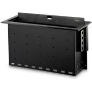 StarTech.com BOX4MODULE kabelbeheersysteem Kabeldoos Bureau Zwart 1 stuk(s)