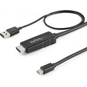 StarTech.com HD2MDPMM2M video kabel adapter 2 m HDMI Type A (Standaard) Mini DisplayPort Zwart