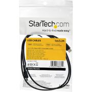StarTech-com-USB-2-0-naar-USB-C-kabel-1m-zwart
