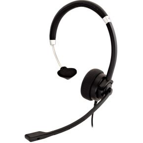 V7 HA401 hoofdtelefoon/headset Hoofdband Zwart, Zilver