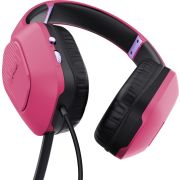 Trust-GXT-790-Headset-Bedraad-Hoofdband-Gamen-Zwart-Roze