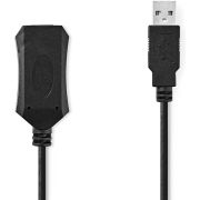 Nedis-Actieve-USB-Kabel-USB-2-0-USB-A-Male-USB-A-Female-480-Mbps-5-00-m-Rond-Vernikkeld-PV