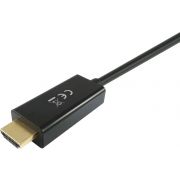 Equip-119390-video-kabel-adapter-2-m-DisplayPort-HDMI-Zwart
