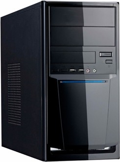 Linkworld 7271-23 computerbehuizing Midi-Toren Zwart