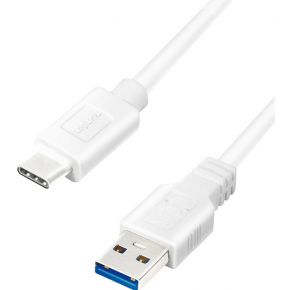 LogiLink CU0174 USB-kabel 1 m 3.2 Gen 1 (3.1 Gen 1) USB A USB C Wit