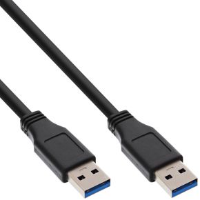 InLine 0.5m USB 3.0 USB-kabel 0,5 m 3.2 Gen 1 (3.1 Gen 1) USB A Zwart