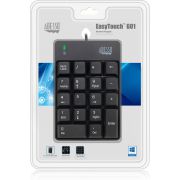Adesso-AKB-601UB-numeriek-toetsenbord-USB-Universeel-Zwart