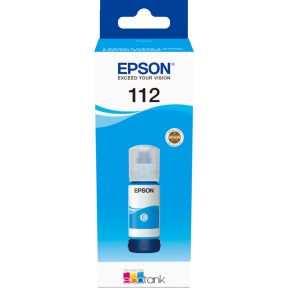 Epson 112 70ml Cyaan inktcartridge voor de EcoTank