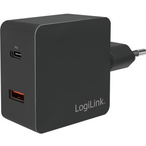 LogiLink PA0220 oplader voor mobiele apparatuur Binnen Zwart