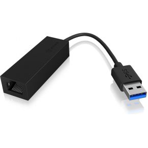 ICY BOX IB-AC501a USB Type-A RJ-45 Zwart