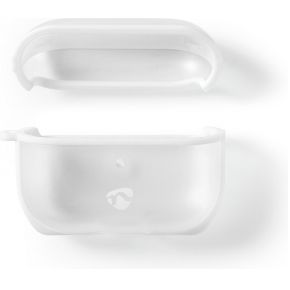 Nedis AirPods Pro Case | Transparant / Wit