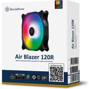 Silverstone-Air-Blazer-120R-Computer-behuizing-Ventilator-12-cm-Zwart-Doorschijnend