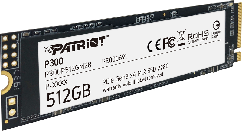 内蔵型SSD PATRIOT P300 512GB M.2 SSD Megekko.nl - Patriot Memory P300 512GB M.2 SSD