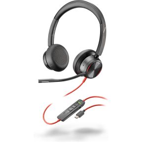 HP 8X223AA hoofdtelefoon/headset Bedraad Hoofdband Kantoor/callcenter USB Type-C Zwart