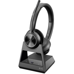 HP Poly Savi 7320 Headset Bedraad Hoofdband Kantoor/callcenter Zwart